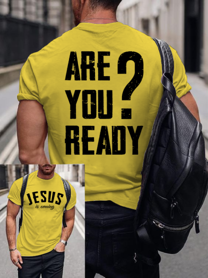 Jesus Is Coming Jesus God Christian Cotton T-Shirt