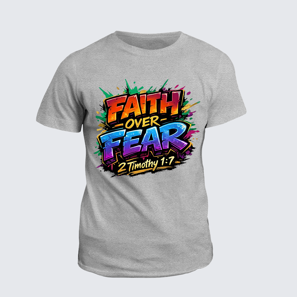 Man Of God Husband Dad Jesus God Christian Cotton T-Shirt