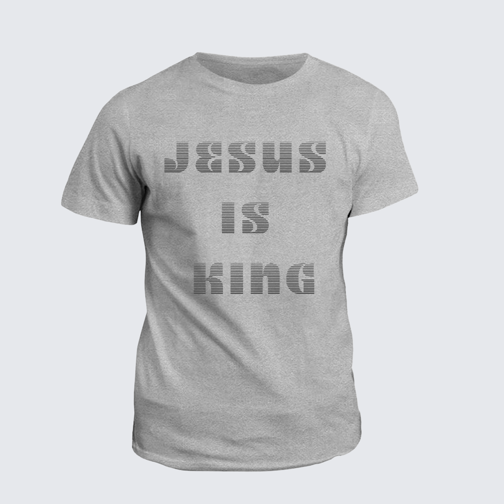 Jesus Is King Jesus God Christian Cotton T-Shirt