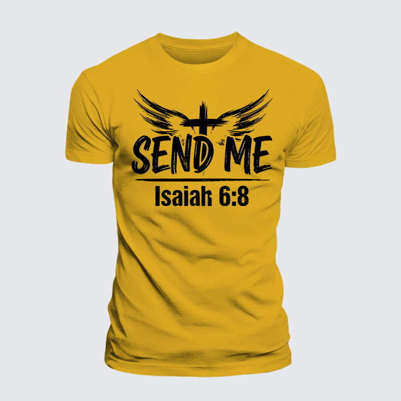 Man Of God Husband Dad Jesus God Christian Cotton T-Shirt