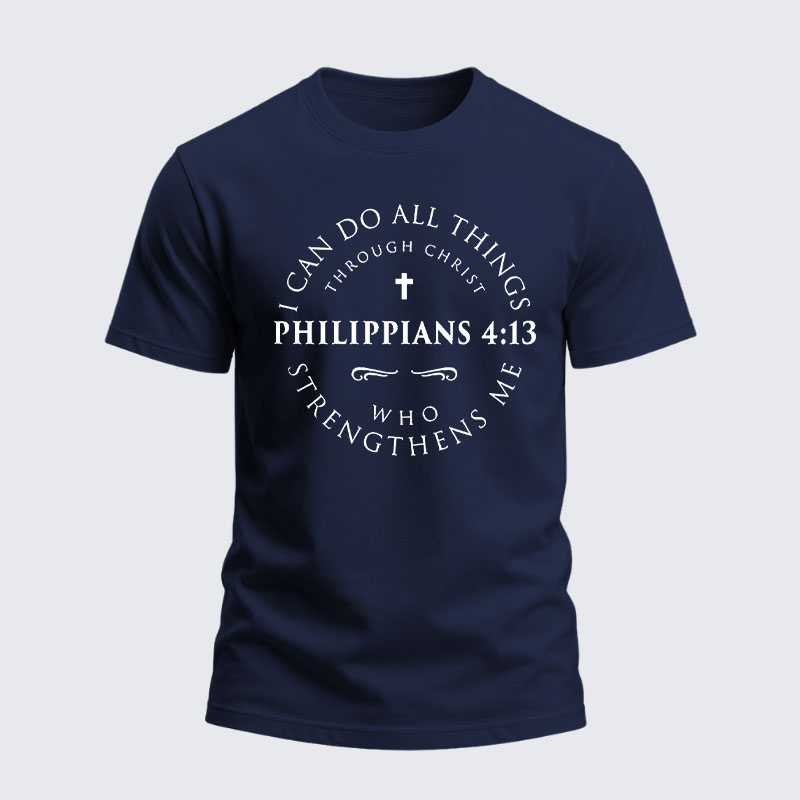 Heavyweight Cotton Tee -Philippians 4:13