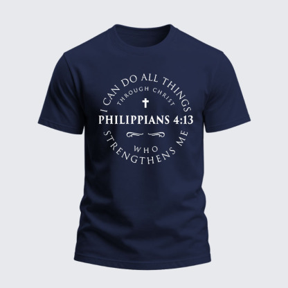 Heavyweight Cotton Tee -Philippians 4:13