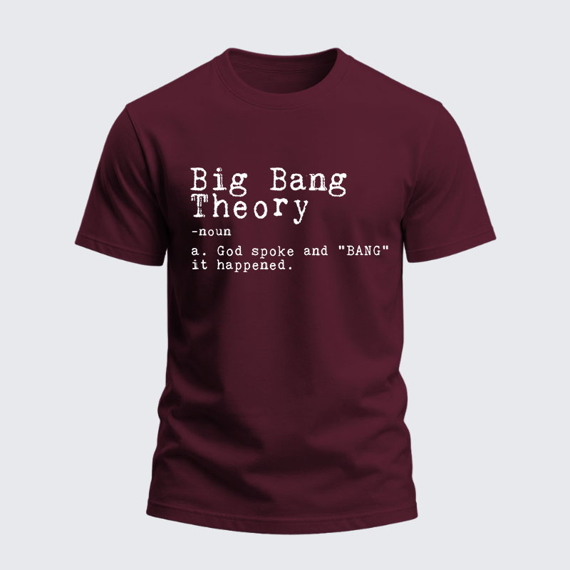 Heavyweight Cotton Tee - Big Bang Theory