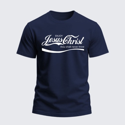 Heavyweight Cotton Tee - Enjoy Jesus