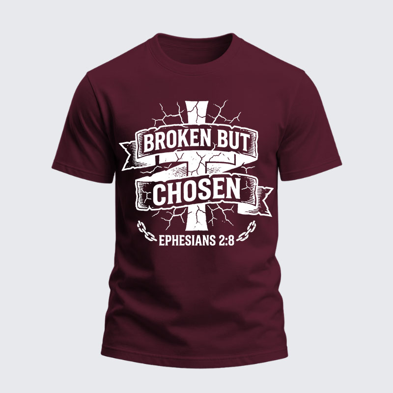 Heavyweight Cotton Tee - Broken But Chosen