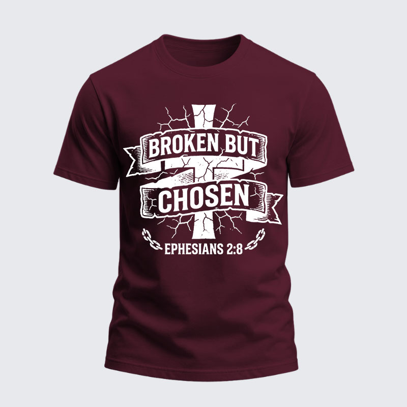 Heavyweight Cotton Tee - Broken But Chosen