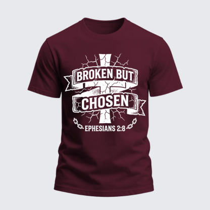 Heavyweight Cotton Tee - Broken But Chosen