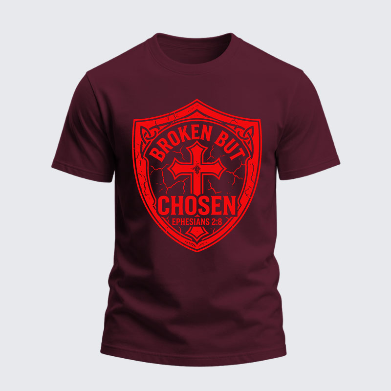 Heavyweight Cotton Tee - Broken But Chosen