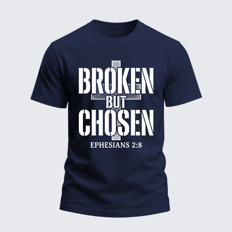 Heavyweight Cotton Tee - Broken But Chosen