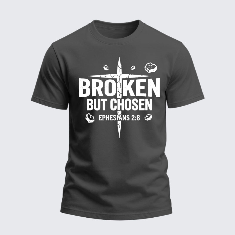 Heavyweight Cotton Tee - Broken But Chosen