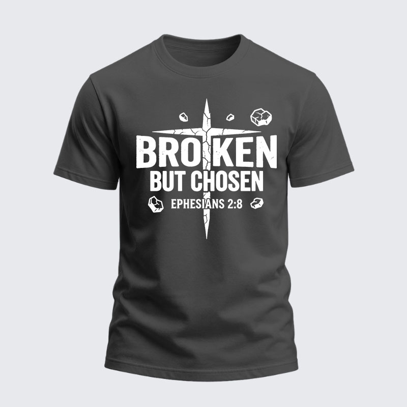 Heavyweight Cotton Tee - Broken But Chosen