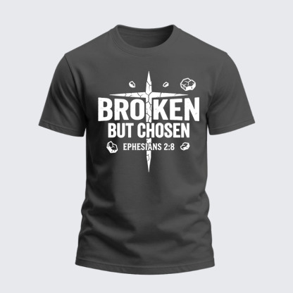 Heavyweight Cotton Tee - Broken But Chosen