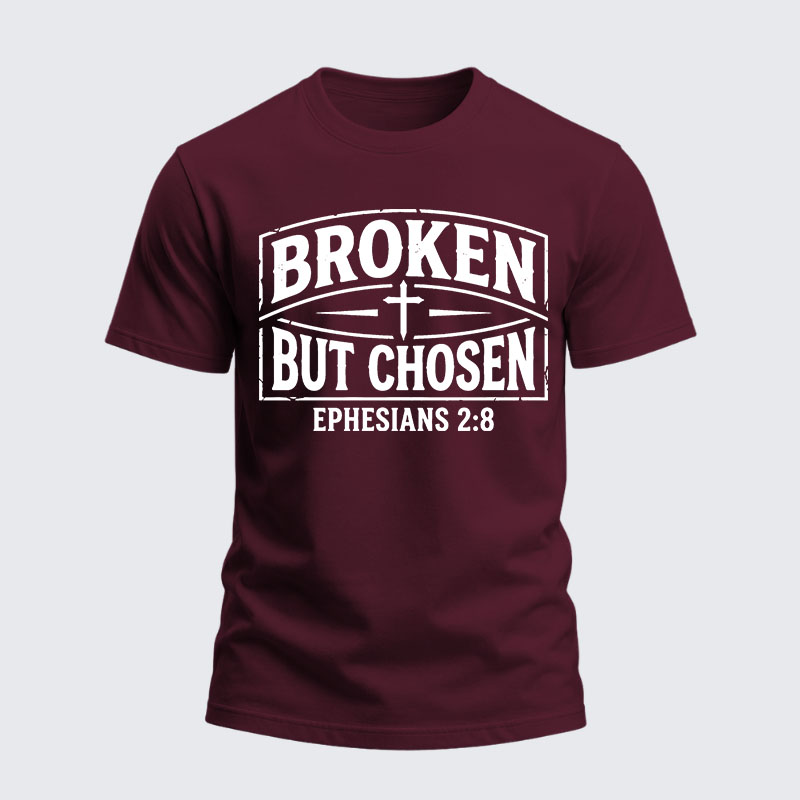 Heavyweight Cotton Tee - Broken But Chosen