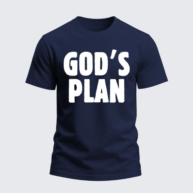 Heavyweight Cotton Tee - God's Plan