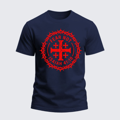 Heavyweight Cotton Tee -  Fear Not Isaiah 41:10