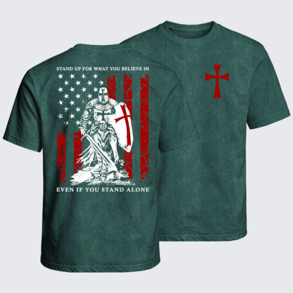 Washed T-Shirt - Stand Up For What You Believe