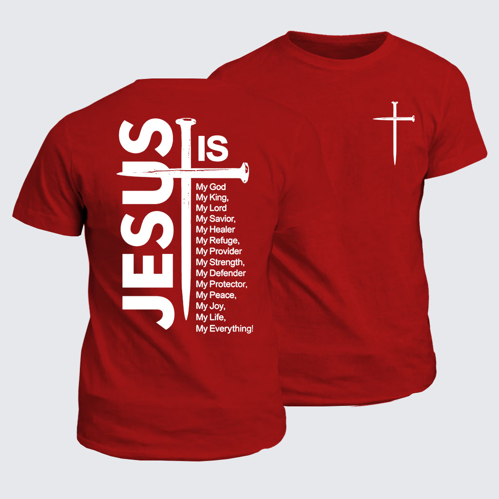 Classic Cotton Tee -  Jesus and The Cross