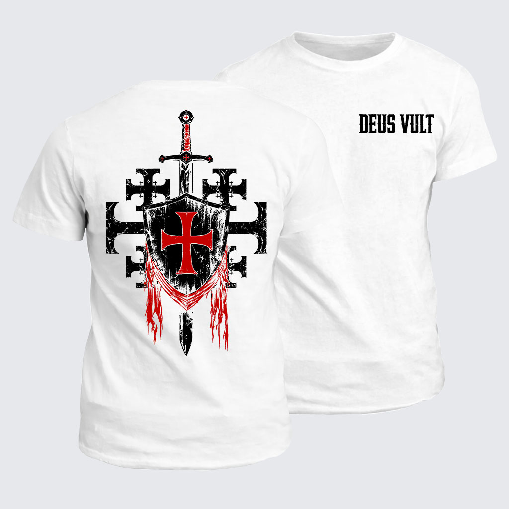 Classic Cotton Tee - Deus Vult: God Wills It