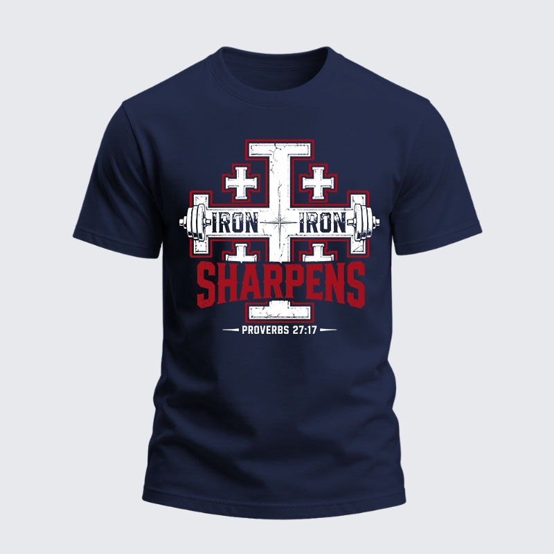 Heavyweight Cotton Tee - Iron Sharpens Iron