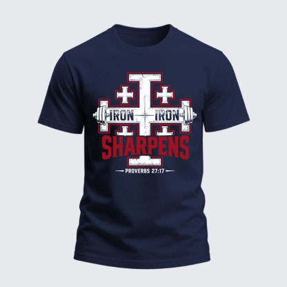 Heavyweight Cotton Tee - Iron Sharpens Iron