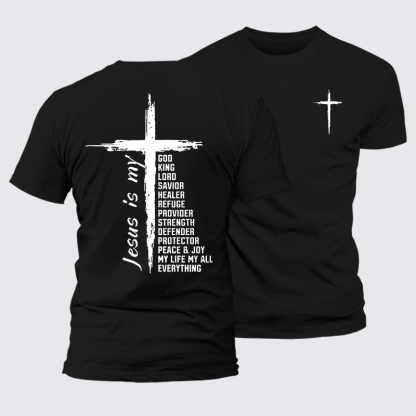 My Everything Jesus God Christian Premium Mercerized Cotton Tee