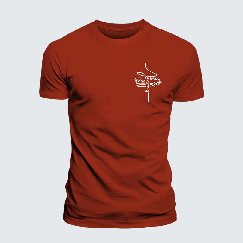 Jesus God Christian Premium Mercerized Cotton Tee