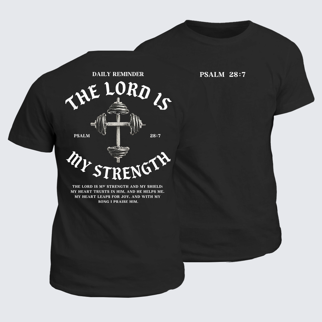The Lord Is My Shepherd Jesus God Christian Cotton T-Shirt
