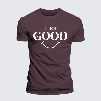 God Is So Good Jesus God Christian Premium Mercerized Cotton Tee
