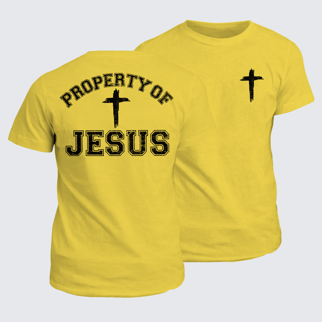 Property of Jesus Jesus God Christian Cotton T-Shirt