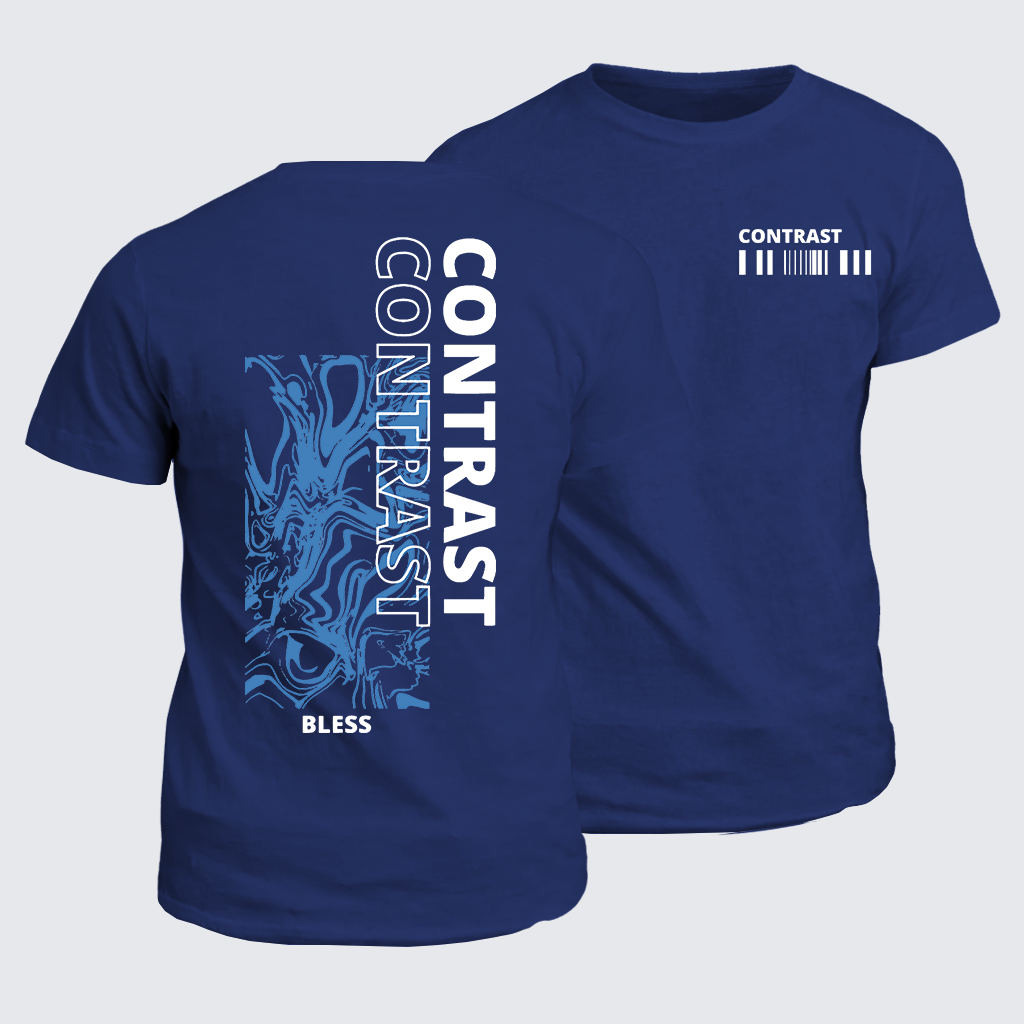 Contrast Jesus God Christian Cotton T-Shirt