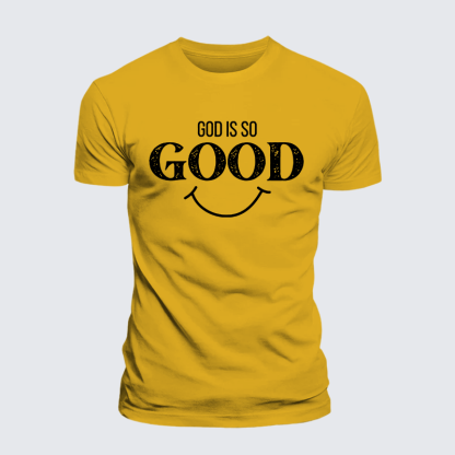 God Is So Good Jesus God Christian Premium Mercerized Cotton Tee
