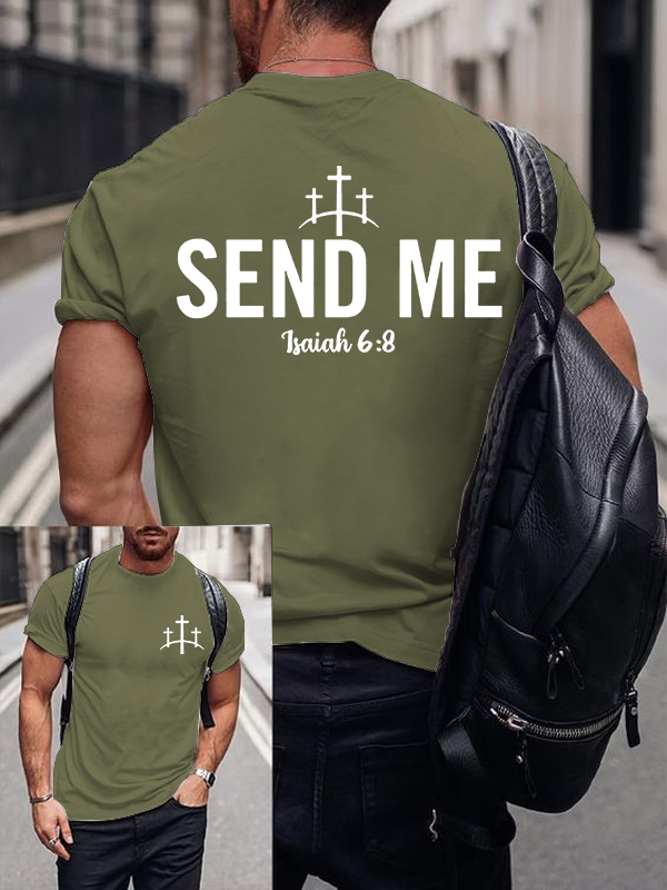 Send Me Jesus God Christian Cotton T-Shirt