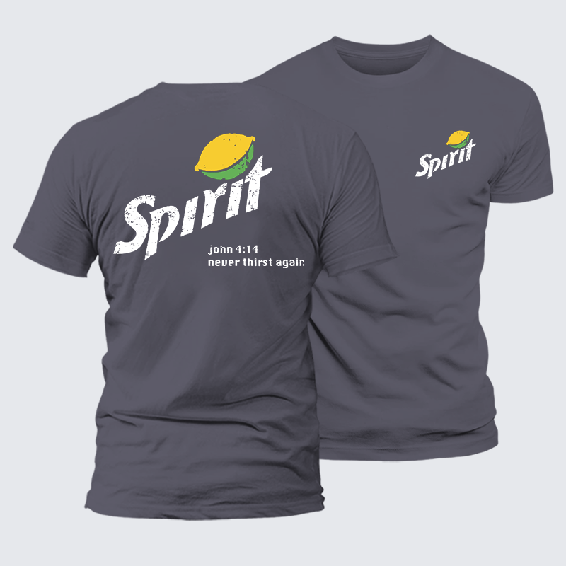 Spirit Jesus God Christian Premium Mercerized Cotton Tee