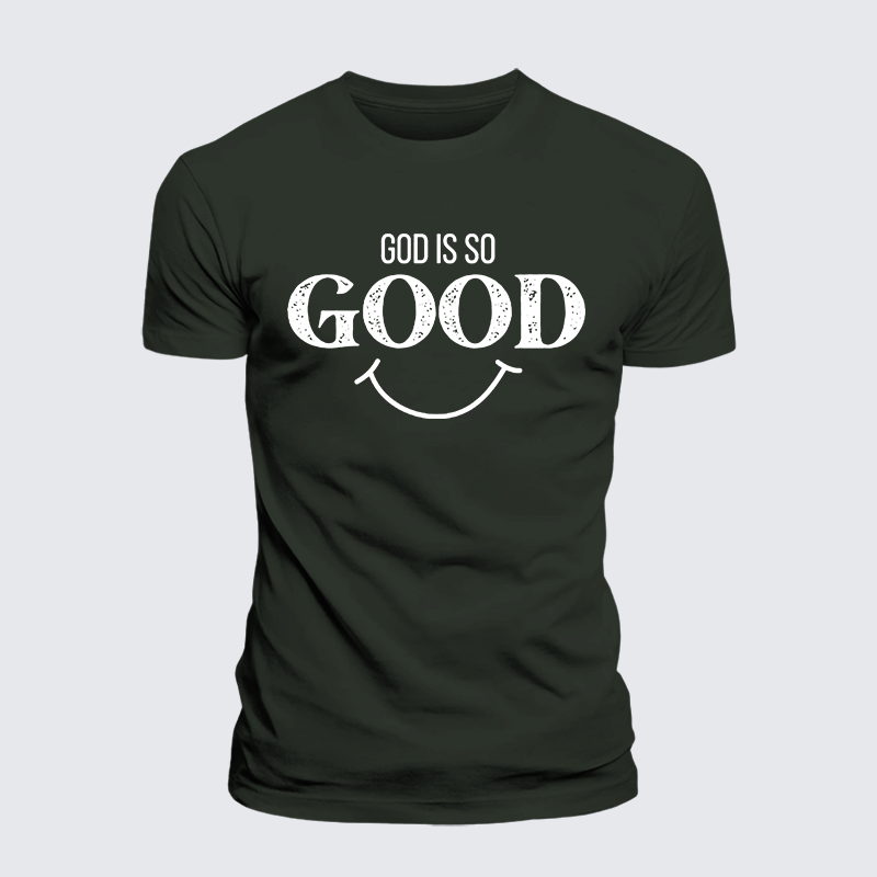 God Is So Good Jesus God Christian Premium Mercerized Cotton Tee