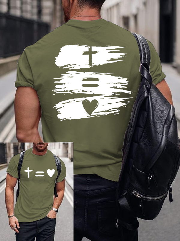 Jesus is Love Jesus God Christian Cotton T-Shirt