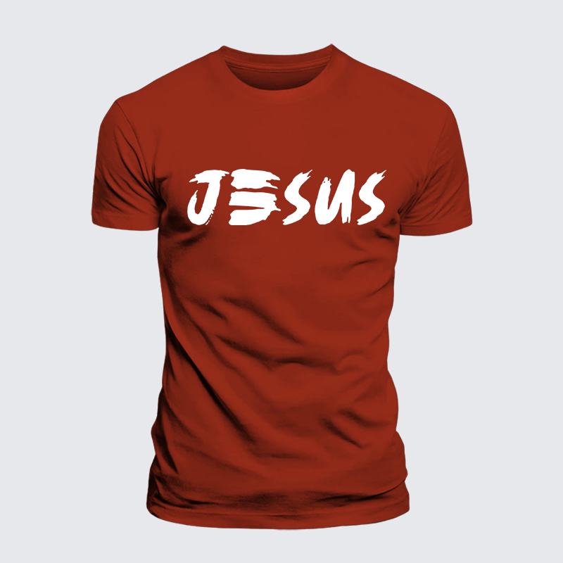 Jesus God Christian Premium Mercerized Cotton Tee