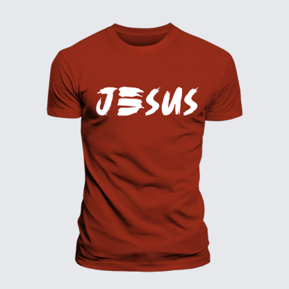 Jesus God Christian Premium Mercerized Cotton Tee