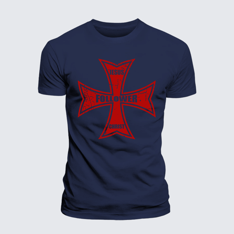 [Copy]Alpha and Omega Jesus God Christian Premium Mercerized Cotton Tee