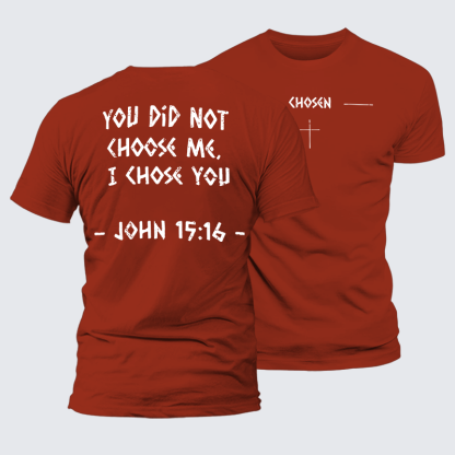 Chosen Jesus God Christian Premium Mercerized Cotton Tee