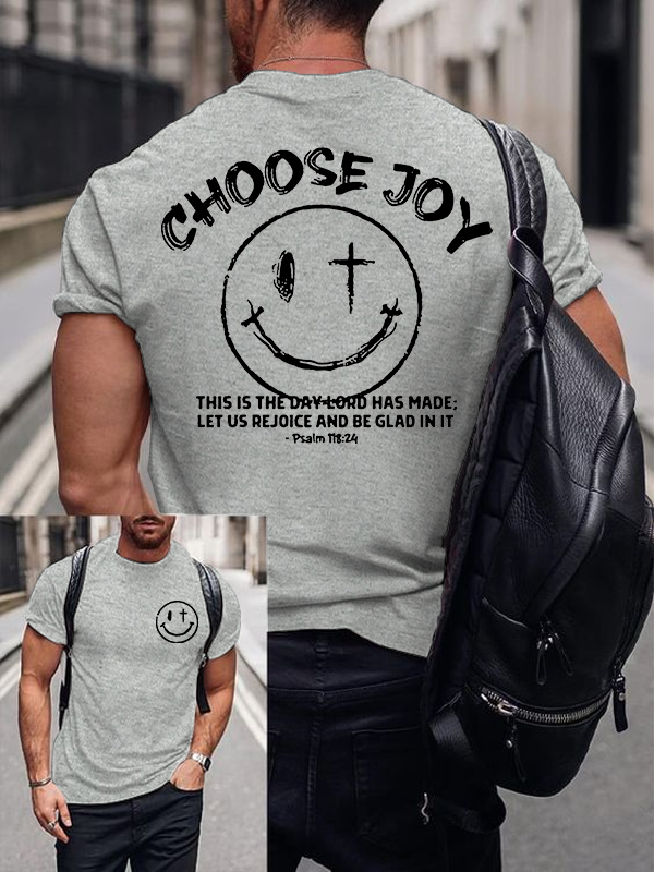 Choose Joy  Christian Cotton T-Shirt