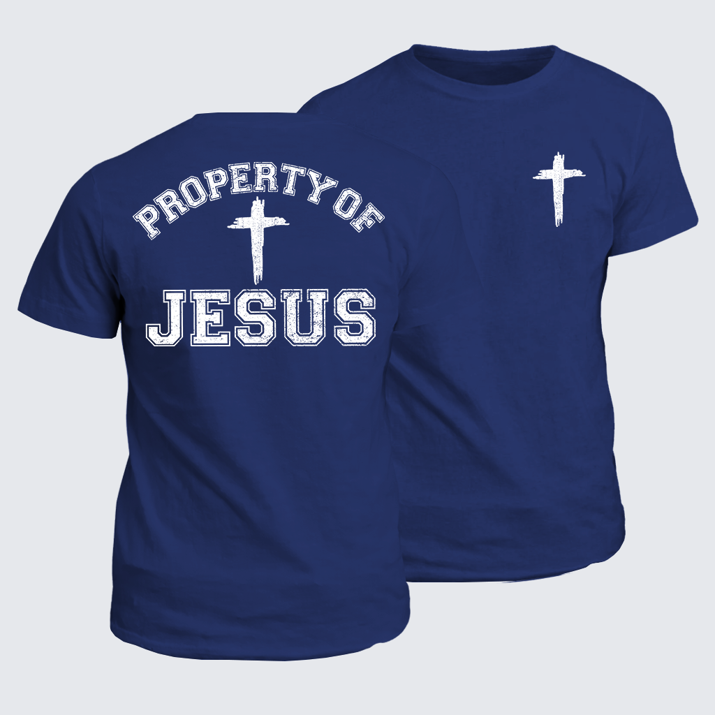 Property of Jesus Jesus God Christian Cotton T-Shirt