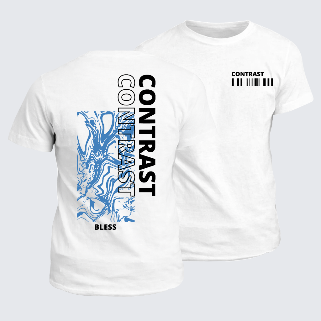 Contrast Jesus God Christian Cotton T-Shirt