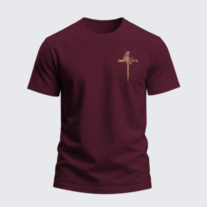Heavyweight Cotton Tee -Cross Crown