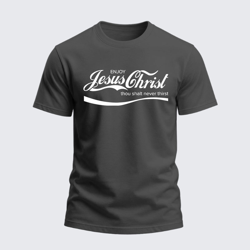 Heavyweight Cotton Tee - Enjoy Jesus