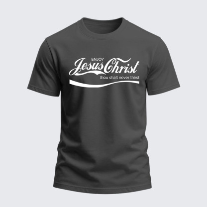 Heavyweight Cotton Tee - Enjoy Jesus