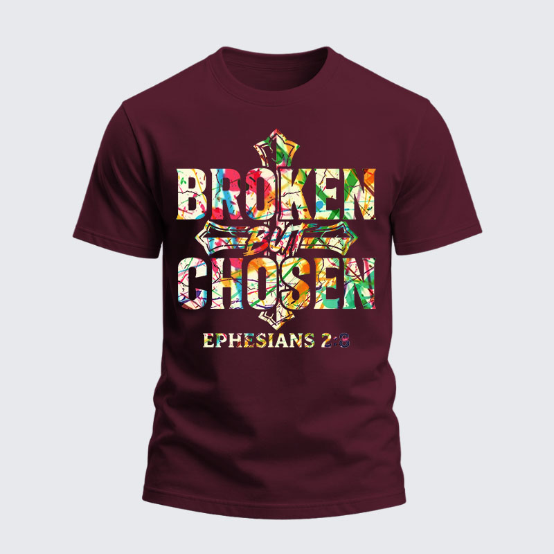 Heavyweight Cotton Tee - Broken But Chosen