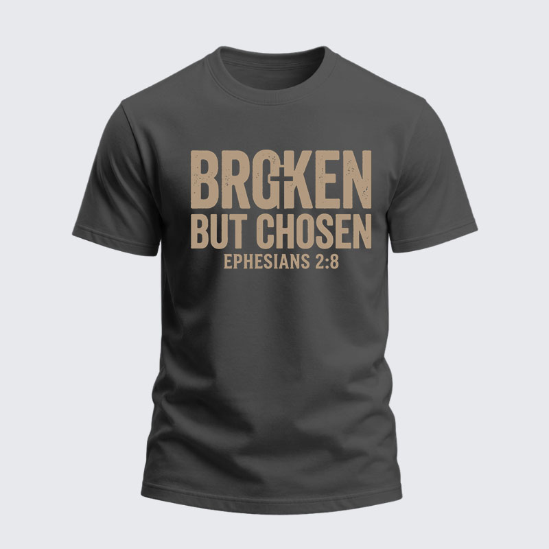 Heavyweight Cotton Tee - Broken But Chosen