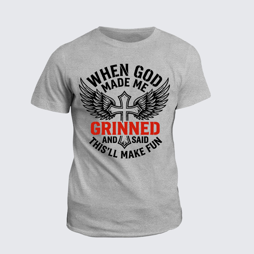 Classic Cotton Tee - When God Made Me