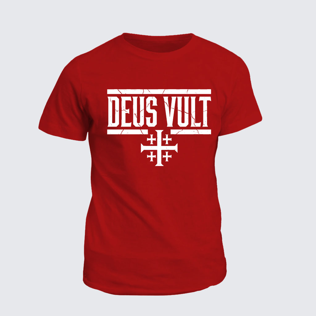 Classic Cotton Tee - Deus Vult