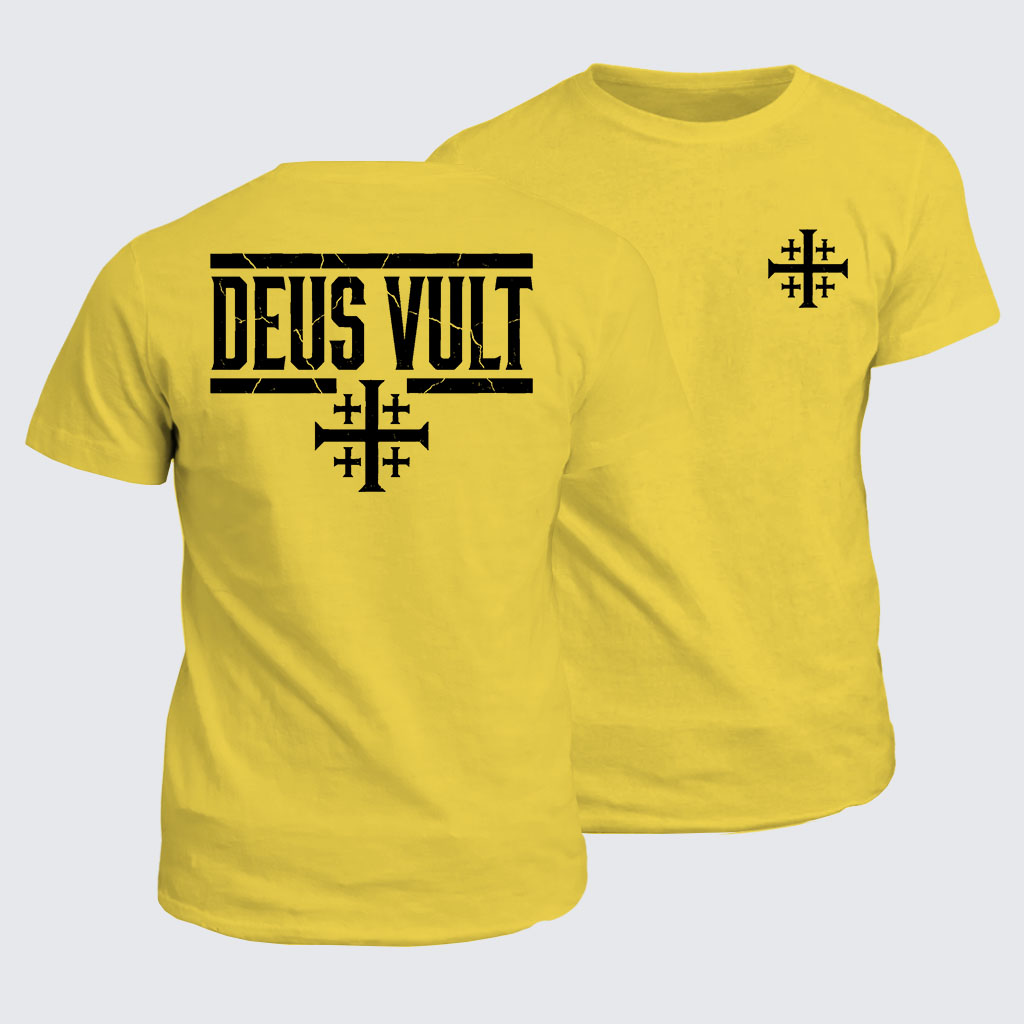 Classic Cotton Tee -  Deus Vult
